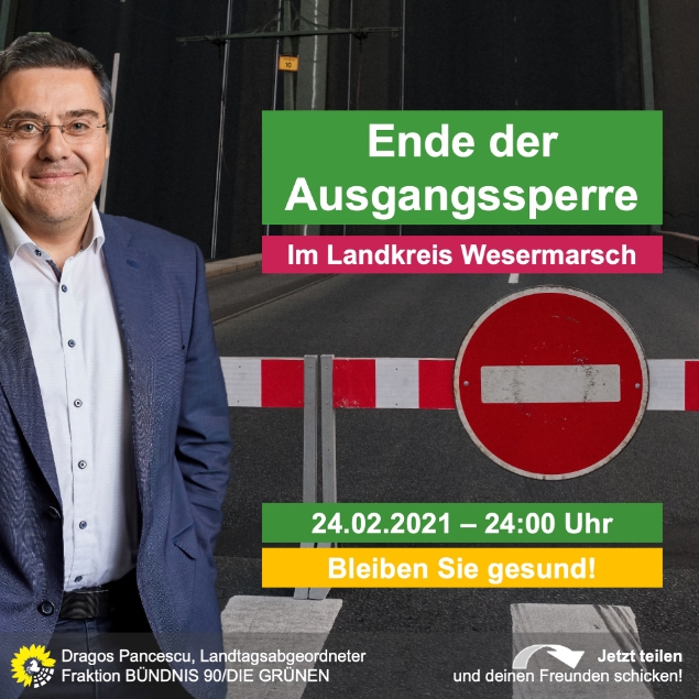 Ende der Ausgangssperre