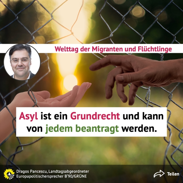 Welttag der Migranten und Fluechtlinge