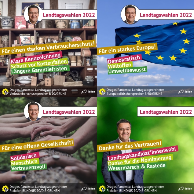 Nominierung als Landtagskandidat