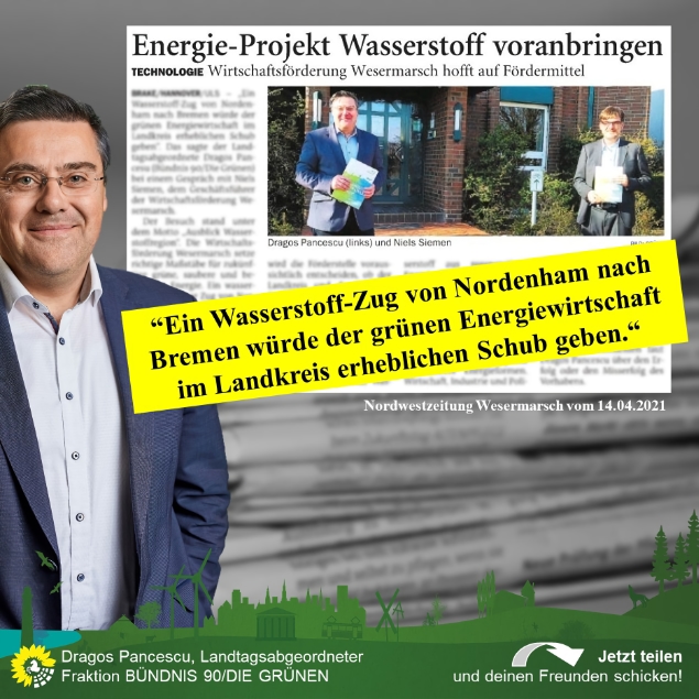 PM - Energie-Projekt Wasserstoff voranbringen